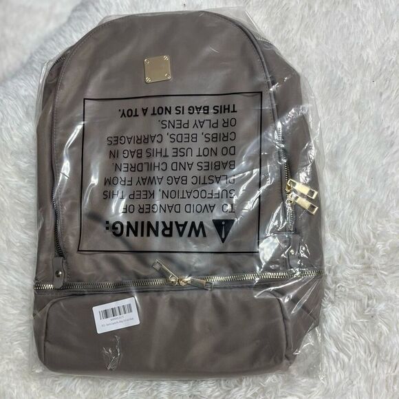 New Kamlui Laptop Medium Backpack Kahki Grey New in Bag - Picture 2 of 9